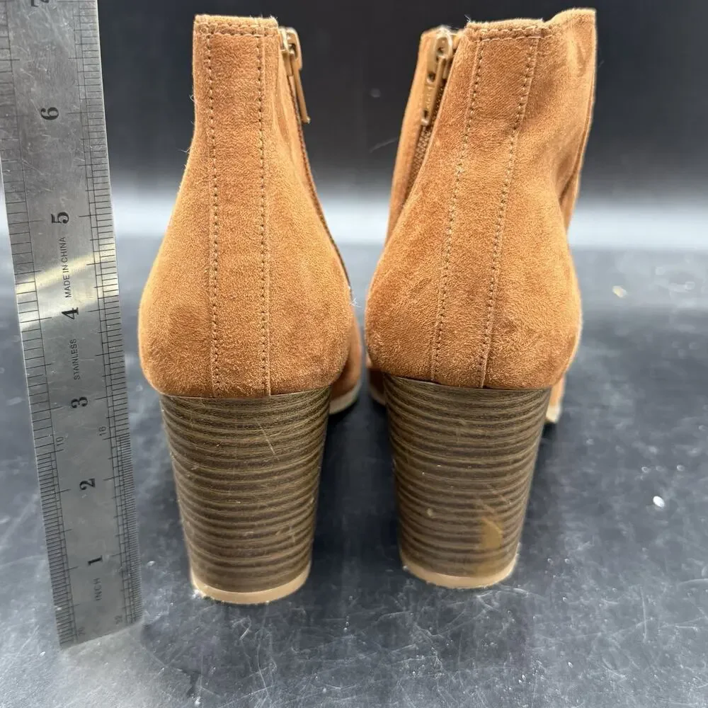 Old Navy Womens Size 9 Brown Ankle Bootie Casual Boho Western